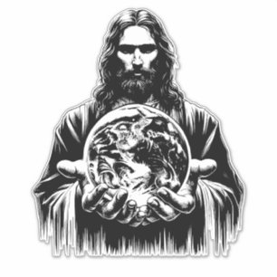 Jesus Christ Holding The world Christian Art