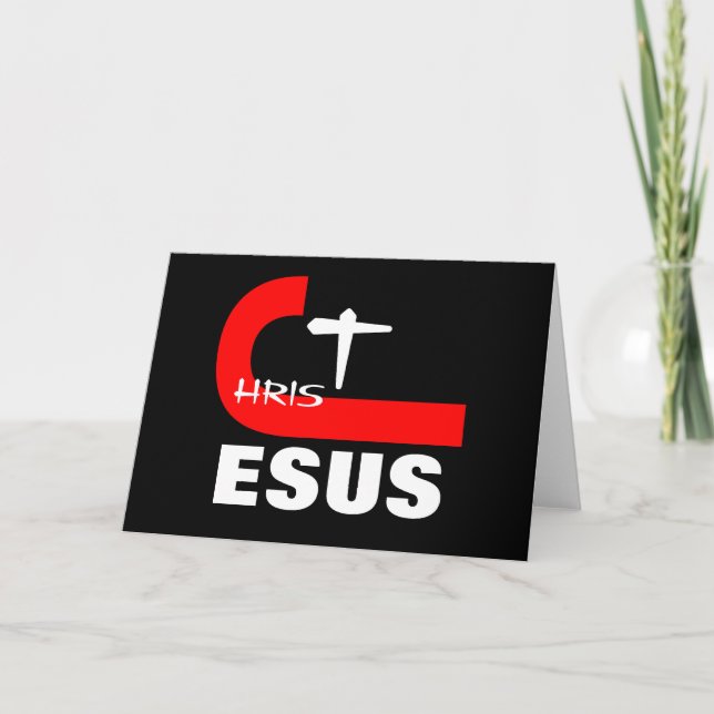 JESUS CHRIST HOLIDAY CARD (Front)