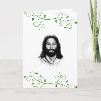 Jesus Christ Holiday Card