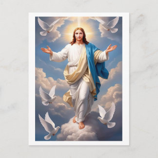 Jesus Christ Holiday Postcard
