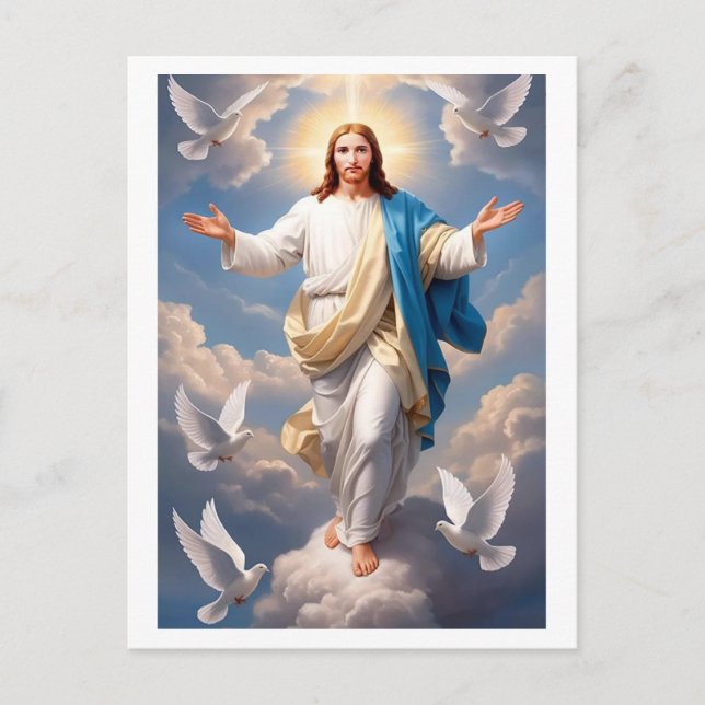Jesus Christ Holiday Postcard (Front)