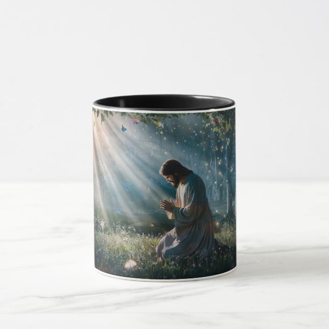Jesus Christ in Gethsemane #2 Mug (Center)