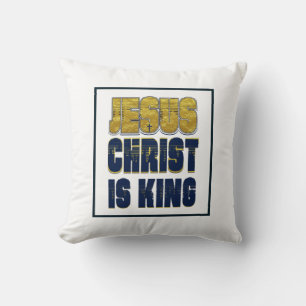 Jesus Christ is King Cushion