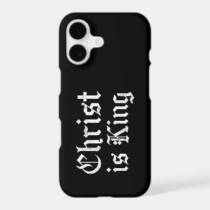 Jesus Christ Is King Gothic Blackletter Grunge Art