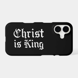 Jesus Christ Is King Gothic Blackletter Grunge Art