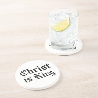 Jesus Christ Is King Gothic Blackletter Grunge Art