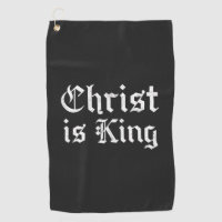Jesus Christ Is King Gothic Blackletter Grunge Art