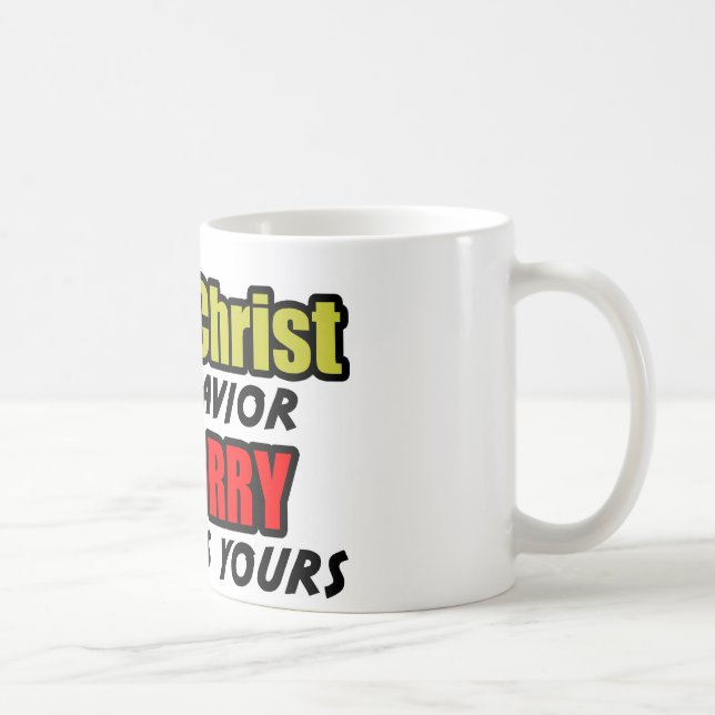 Jesus Christ Is My Saviour Coffee Mug (Right)