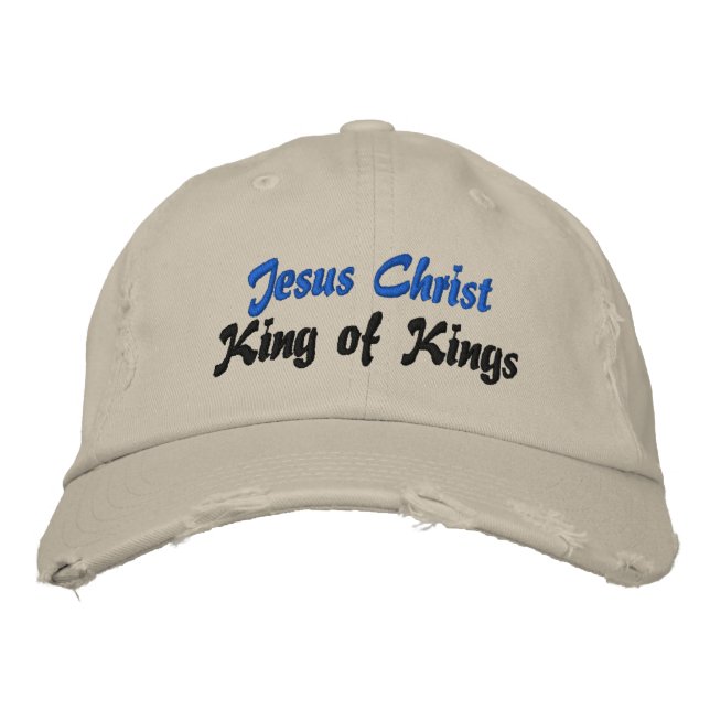 Jesus Christ King of Kings Cap (Front)
