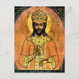 Jesus Christ King of Kings Orthodox Christian Icon Postcard
