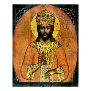 Jesus Christ King of Kings Orthodox Christian Icon Poster
