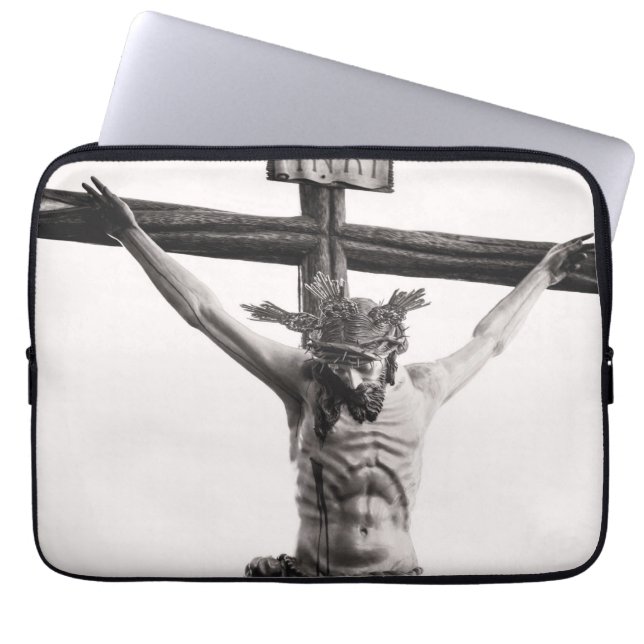 JESUS CHRIST  LAPTOP SLEEVE (Front)