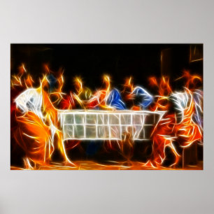 Jesus Christ Last Supper Poster