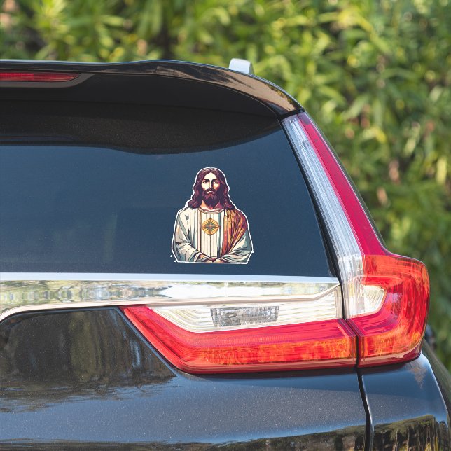 jesus christ lord and saviour car (Car Side)