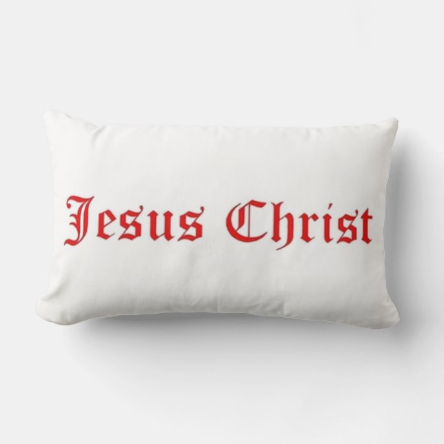 JESUS CHRIST LUMBAR CUSHION (Front)