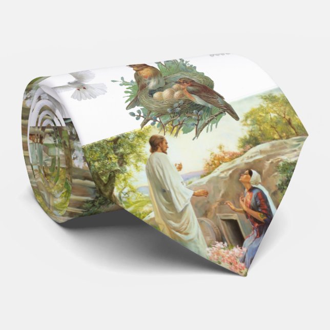 Jesus Christ Men Designer Ties (Rolled)