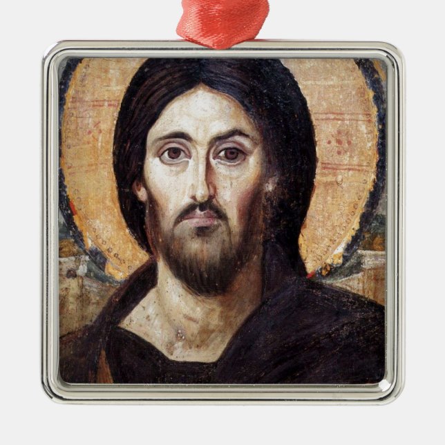 Jesus Christ Metal Ornament (Front)