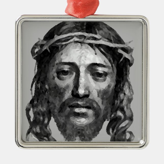 JESUS CHRIST METAL ORNAMENT (Front)