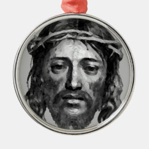 JESUS CHRIST METAL TREE DECORATION