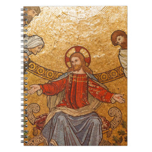 jesus christ mosaic notebook