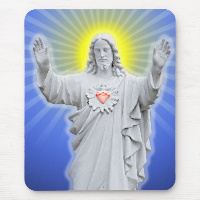 Jesus Christ Mouse Pad (Front)