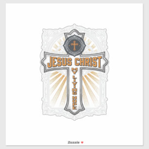 Jesus Christ My Living Hope Vintage Cross