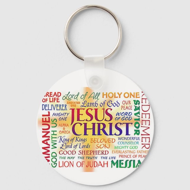 Jesus Christ - Name above all other names Key Ring (Front)