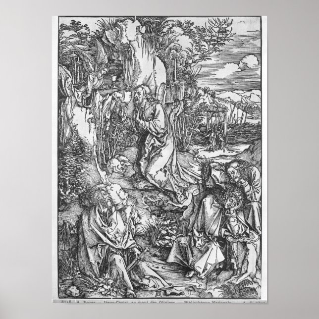 Jesus Christ on the Mount of Olives Poster (Front)