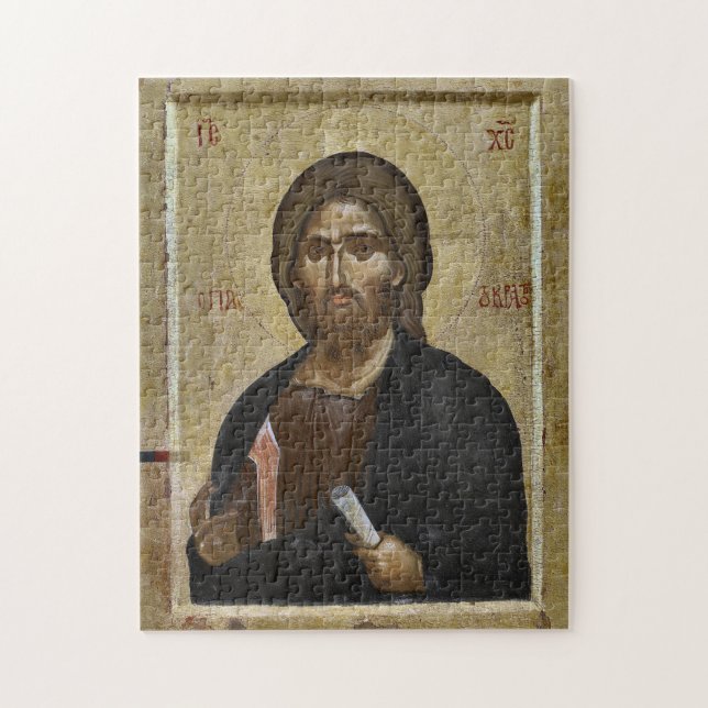 Jesus Christ Orthodox Christian Icon Jigsaw Puzzle (Vertical)