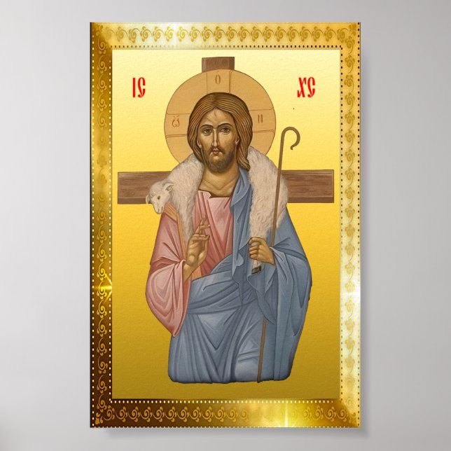 Jesus Christ Orthodox icon Poster (Front)