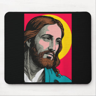 Jesus Christ P Art Religious Easter & Christma Mouse Pad