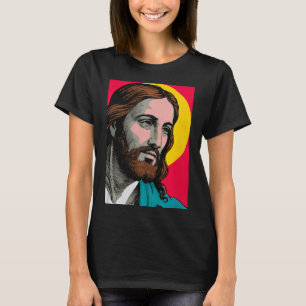 Jesus Christ P Art Religious Easter & Christma T-Shirt