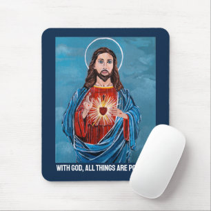 Jesus Christ Painting by Alfred Fox Mouse Pad