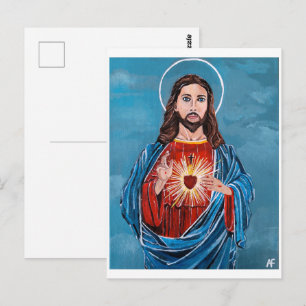 Jesus Christ Painting by Alfred Fox Postcard