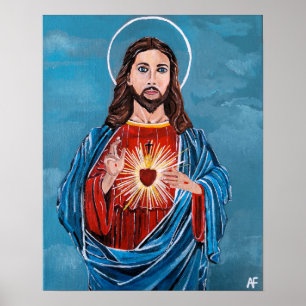 Jesus Christ Painting by Alfred Fox Poster