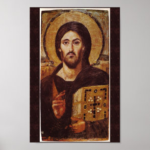 Jesus Christ Pantocrator Christian Icon Print