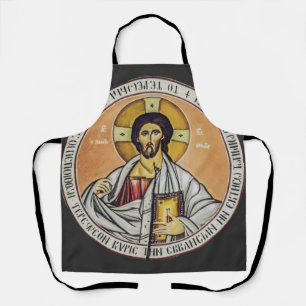 Jesus Christ Pantocrator dome of the Church Apron