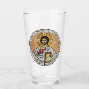 Jesus Christ Pantocrator  dome of the Church Glass