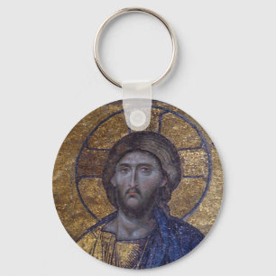Jesus Christ Pantocrator Key Ring