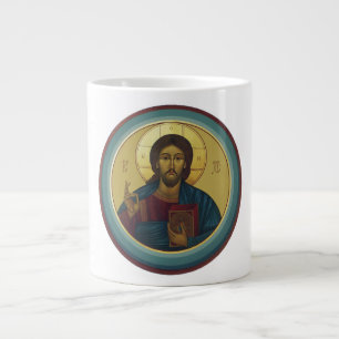 Jesus Christ Pantocrator  Large Coffee Mug