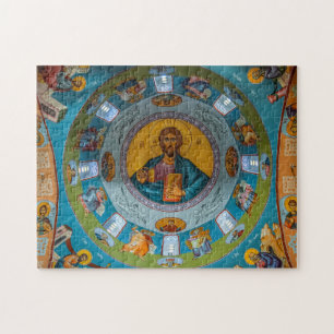 Jesus Christ Pantocrator, Lord of All Icon Jigsaw Puzzle