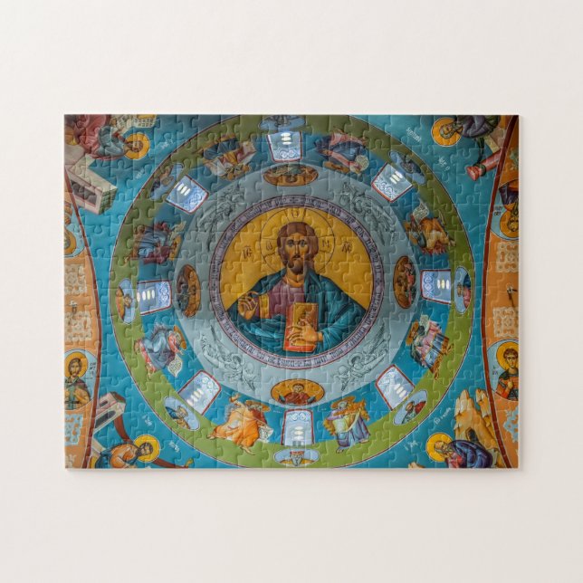 Jesus Christ Pantocrator, Lord of All Icon Jigsaw Puzzle (Horizontal)