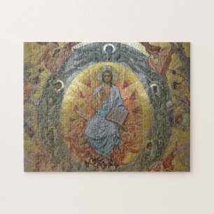 Jesus Christ Pantocrator Lord of All Orthodox Icon Jigsaw Puzzle