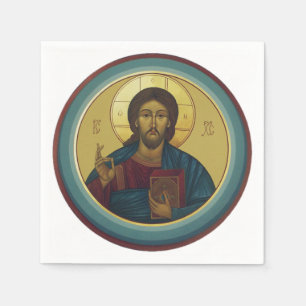 Jesus Christ Pantocrator  Napkin