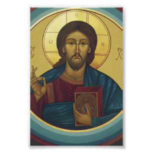 Jesus Christ Pantocrator Photo Print