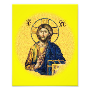 Jesus Christ Pantocrator Photo Print