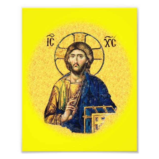 Jesus Christ Pantocrator Photo Print (Front)