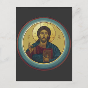 Jesus Christ Pantocrator Postcard