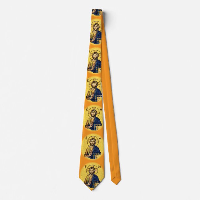 Jesus Christ Pantocrator Tie (Front)