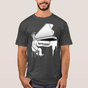 Jesus Christ playing the grand piano T-Shirt